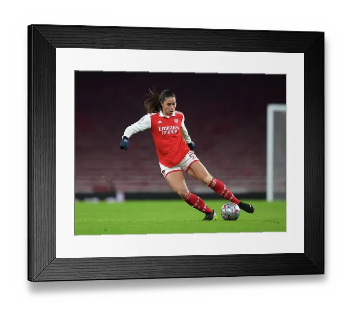 Framed Print : Arsenal's Kim Little: Unwavering Focus and Determination Ahead of Arsenal vs. Olympique Lyonnais - UEFA Women's Champions League (2022-23) Framed Print : Arsenal's Kim Little: Unwavering Focus and Determination Ahead of Arsenal vs. Olympique Lyonnais - UEFA Women's Champions League (2022-23)