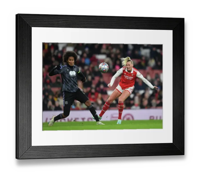 Framed Print : Arsenal FC: Kim Little's Champion Showdown Shirt vs. Olympique Lyonnais (December 2022) Framed Print : Arsenal FC: Kim Little's Champion Showdown Shirt vs. Olympique Lyonnais (December 2022)