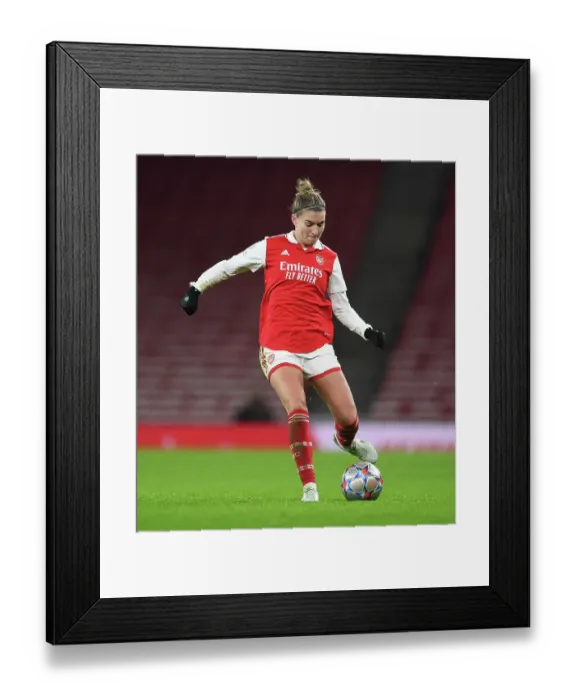 Framed Print : Arsenal's Kim Little: Unwavering Focus Before Arsenal vs. Olympique Lyonnais, UEFA Women's Champions League, 2022-23 Framed Print : Arsenal's Kim Little: Unwavering Focus Before Arsenal vs. Olympique Lyonnais, UEFA Women's Champions League, 2022-23