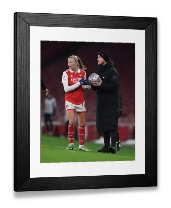 Framed Print : Arsenal's Kim Little: Focused and Ready for UWCL Showdown Against Olympique Lyonnais