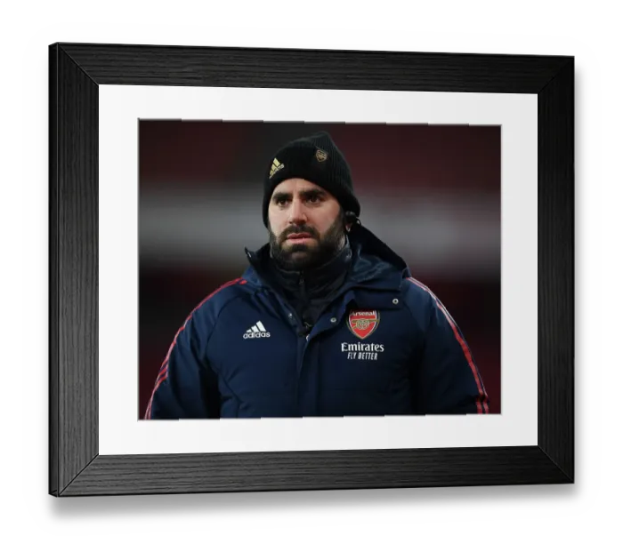 Framed Print : Showdown in the UEFA Women's Champions League: Arsenal Women vs Olympique Lyonnais at Emirages Stadium, London