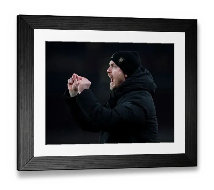 Framed Print : Arsenal FC: Kim Little's Champion Showdown Shirt vs Olympique Lyonnais (December 2022)