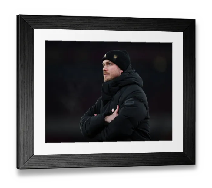 Framed Print : Arsenal Women's Champions League: Kim Little's Pre-Match Focus vs Olympique Lyonnais (2022-23) Framed Print : Arsenal Women's Champions League: Kim Little's Pre-Match Focus vs Olympique Lyonnais (2022-23)