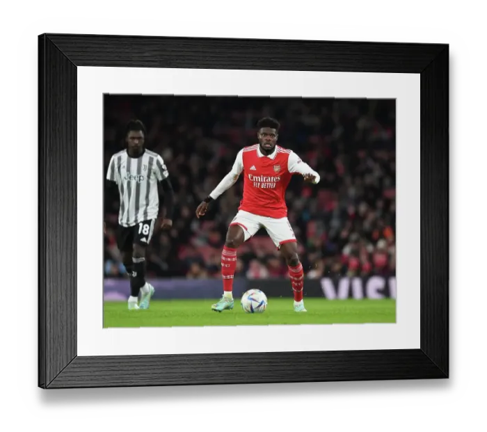 Framed Print : Thomas Partey Shines: Arsenal vs Juventus (2022-23)