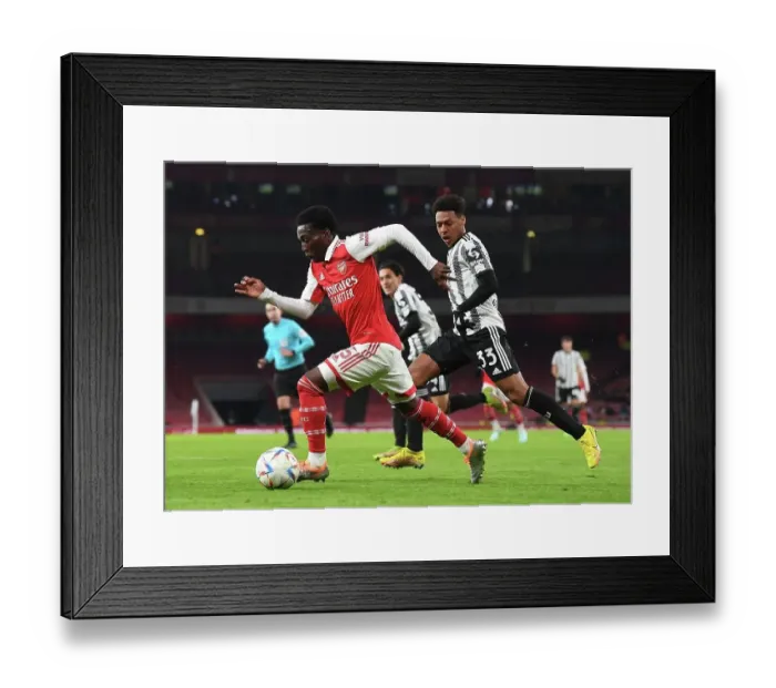 Framed Print : Arsenal vs Juventus: A Titanic Clash at Emirates Stadium (2022-23) Framed Print : Arsenal vs Juventus: A Titanic Clash at Emirates Stadium (2022-23)