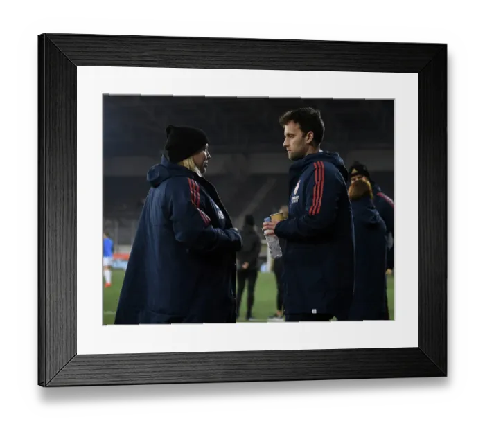 Framed Print : Arsenal Women Face FC Zurich in UEFA Champions League Showdown