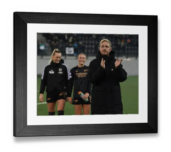 Framed Print : Jonas Eidevall's Champions League Victory with Arsenal Women: Triumph in Schaffhausen Framed Print : Jonas Eidevall's Champions League Victory with Arsenal Women: Triumph in Schaffhausen