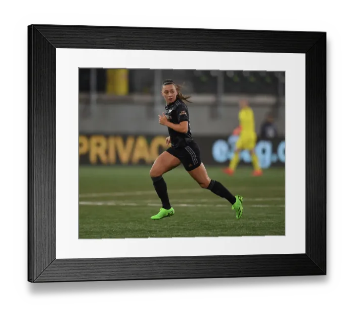 Framed Print : Arsenal Women Battle FC Zurich in UEFA Champions League Showdown
