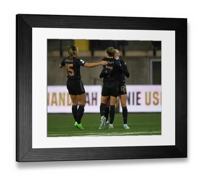Framed Print : Arsenal Women's Champions League Triumph: Frida Maanum Nets Historic First Goal vs. FC Zurich