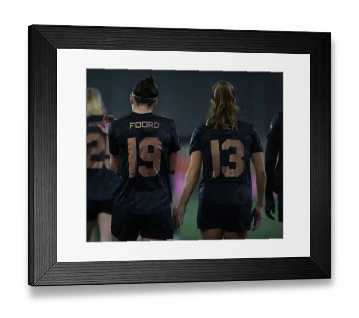 Framed Print : Arsenal Women Battle FC Zurich in UEFA Champions League Showdown