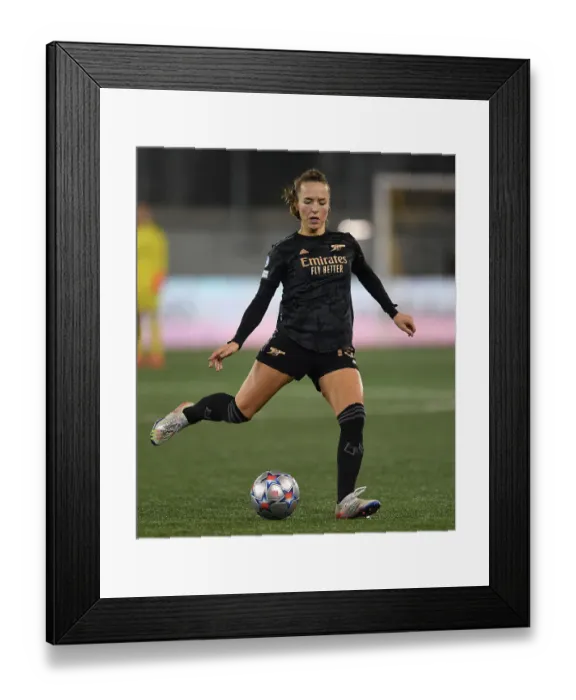 Framed Print : Arsenal Women Take on FC Zurich in UEFA Champions League Showdown