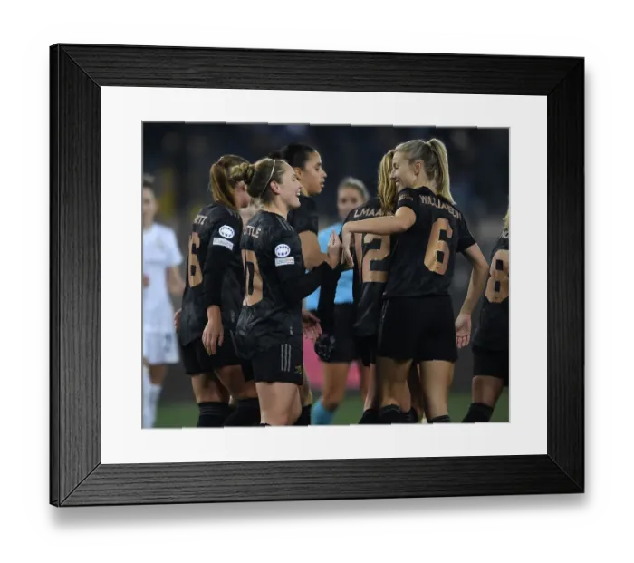 Framed Print : Arsenal Women's Dominance: 8 Goals in Schaffhausen against FC Zurich (UEFA Women's Champions League, Group C) Framed Print : Arsenal Women's Dominance: 8 Goals in Schaffhausen against FC Zurich (UEFA Women's Champions League, Group C)