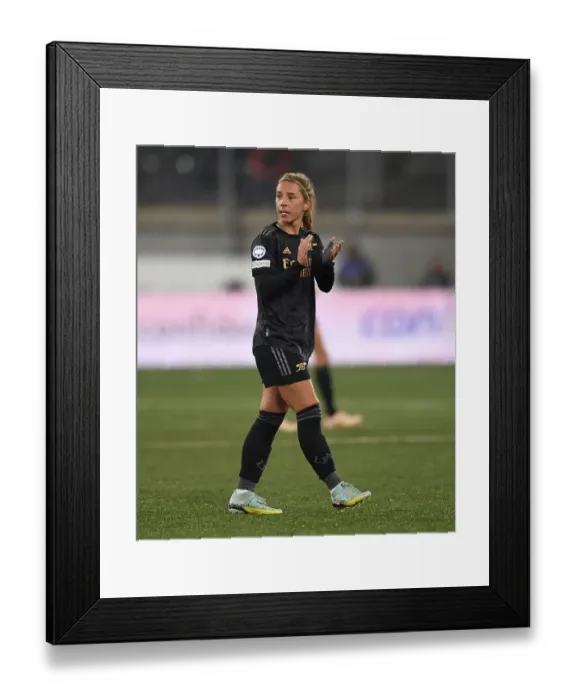 Framed Print : Arsenal Women Face Off Against FC Zurich in UEFA Champions League Clash
