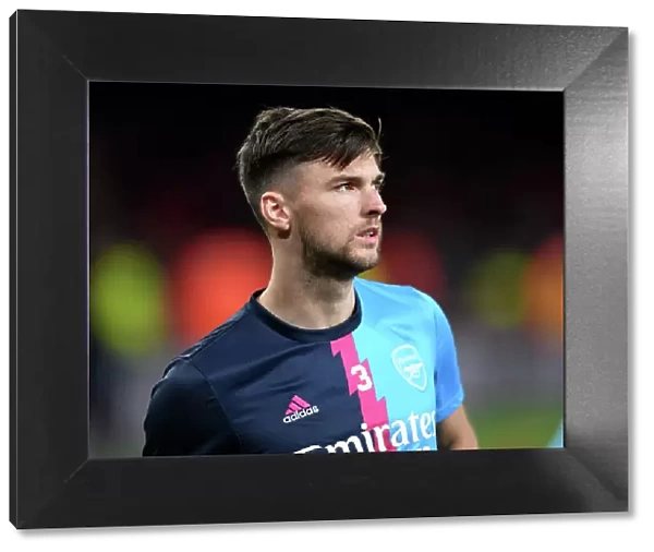 Arsenal's Kieran Tierney Gears Up for Arsenal v West Ham United (2022-23)