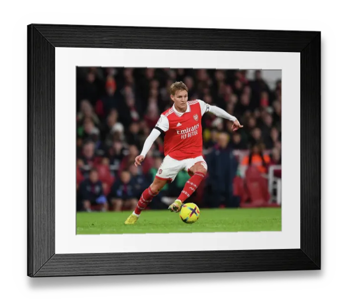 Framed Print : Martin Odegaard Shines: Arsenal's Holiday Victory Over West Ham United Framed Print : Martin Odegaard Shines: Arsenal's Holiday Victory Over West Ham United