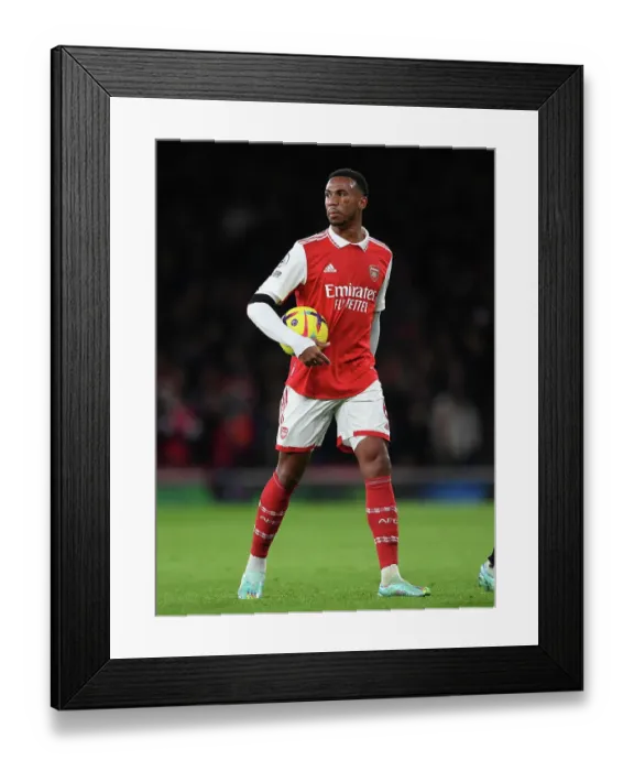 Framed Print : Gabriel Magalhaes in Action: Arsenal vs. West Ham United (2022-23) Framed Print : Gabriel Magalhaes in Action: Arsenal vs. West Ham United (2022-23)