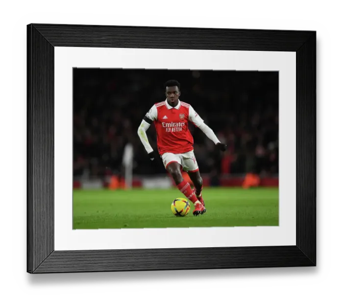 Framed Print : Eddie Nketiah Shines: Arsenal's Holiday Victory Over West Ham United Framed Print : Eddie Nketiah Shines: Arsenal's Holiday Victory Over West Ham United