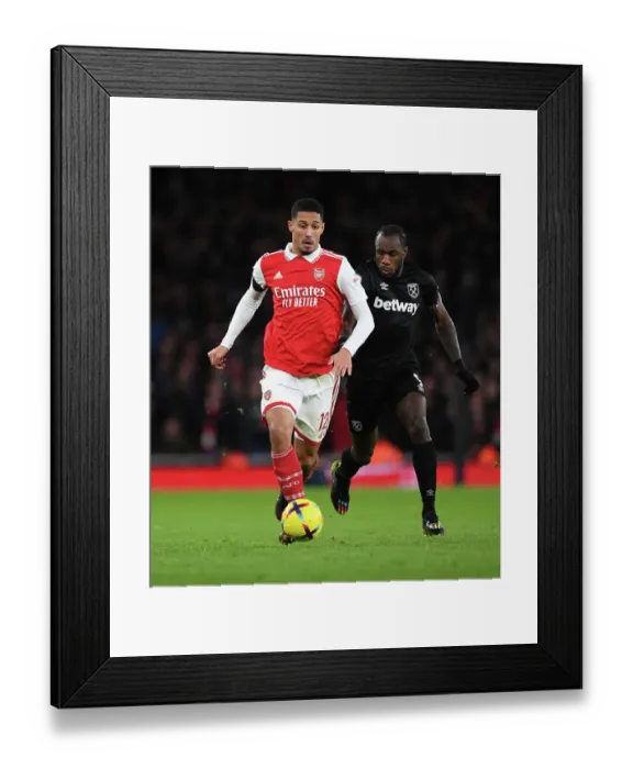 Framed Print : Arsenal vs. West Ham: Saliba vs. Antonio - A Premier League Showdown (December 2022) Framed Print : Arsenal vs. West Ham: Saliba vs. Antonio - A Premier League Showdown (December 2022)
