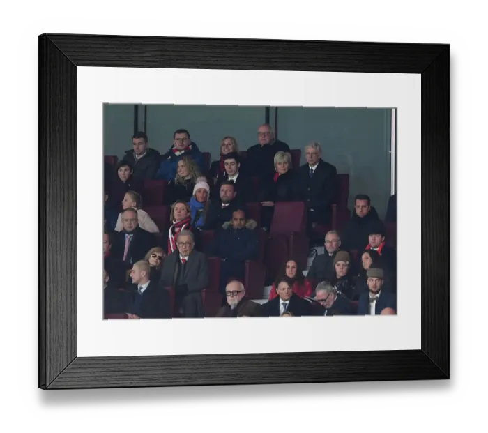 Framed Print : Arsene Wenger's Emotional Return: Arsenal vs. West Ham United, Premier League 2022-23