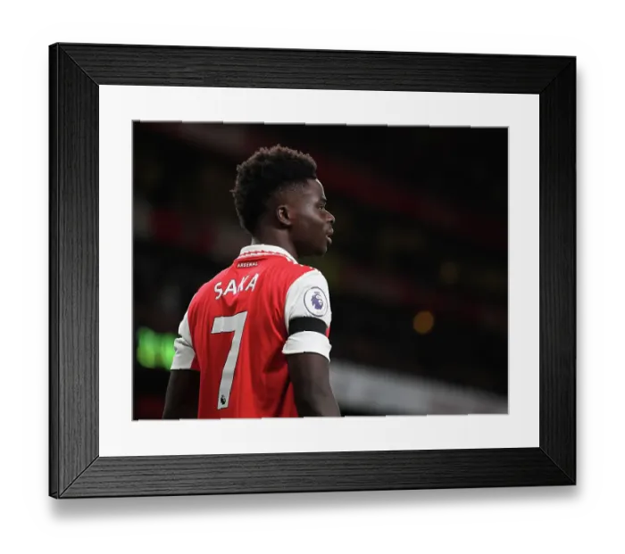 Framed Print : Bukayo Saka: Arsenal Star Shines in Premier League Clash Against West Ham United (Arsenal vs. West Ham United 2022-23) Framed Print : Bukayo Saka: Arsenal Star Shines in Premier League Clash Against West Ham United (Arsenal vs. West Ham United 2022-23)