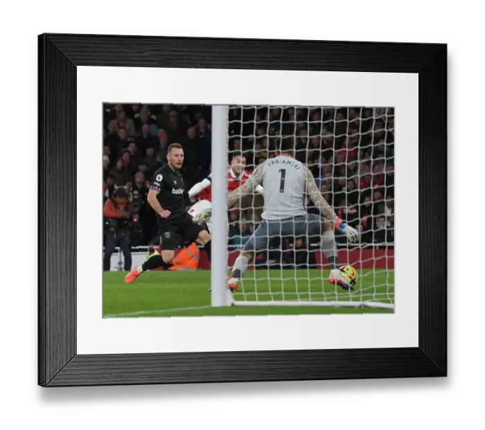 Framed Print : Martinelli Scores Arsenal's Second Goal in 2022-23 Premier League: Arsenal v West Ham United Framed Print : Martinelli Scores Arsenal's Second Goal in 2022-23 Premier League: Arsenal v West Ham United