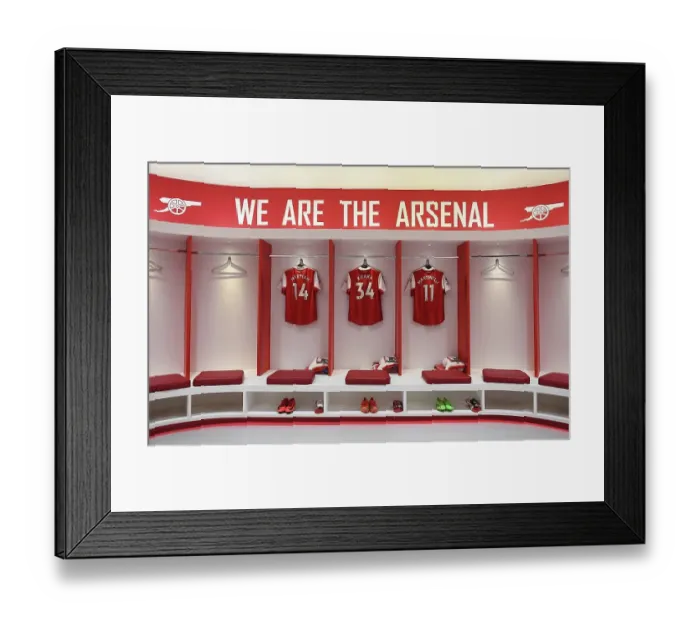 Framed Print : Arsenal FC: Pre-Match Huddle in Emirates Stadium Dressing Room vs West Ham United (2022-23) Framed Print : Arsenal FC: Pre-Match Huddle in Emirates Stadium Dressing Room vs West Ham United (2022-23)