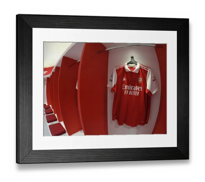 Framed Print : Arsenal vs. West Ham United: Premier League Battle at Emirates Stadium (December 2022)