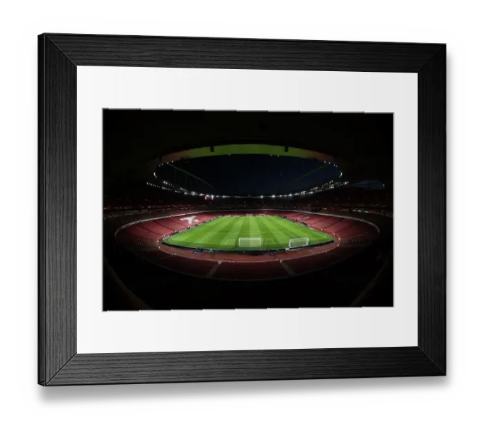 Framed Print : Arsenal vs. West Ham: Emirates Stadium Awaits Premier League Clash (December 2022)