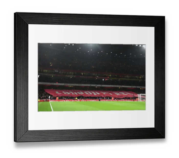 Framed Print : Arsenal Fans Gather Before Arsenal vs. West Ham United - Premier League 2022-23 Framed Print : Arsenal Fans Gather Before Arsenal vs. West Ham United - Premier League 2022-23