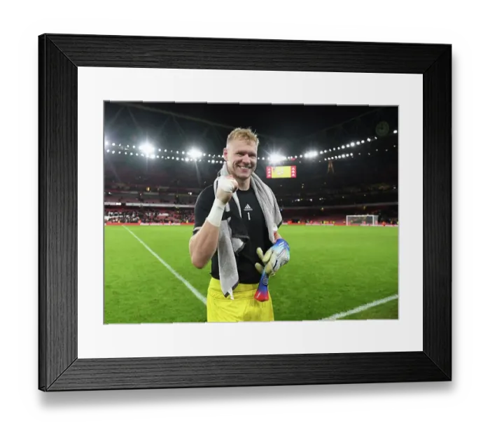 Framed Print : Arsenal's Ramsdale: Holiday Cheer as Arsenal Top West Ham in Premier League Framed Print : Arsenal's Ramsdale: Holiday Cheer as Arsenal Top West Ham in Premier League