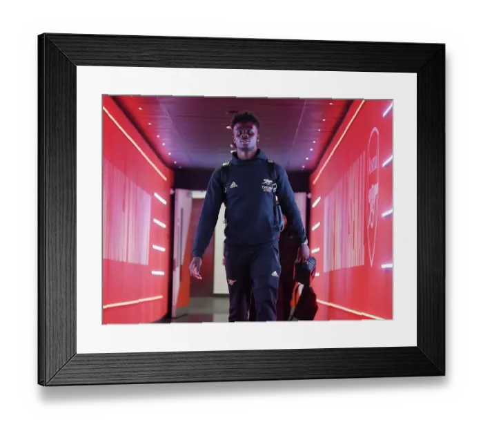 Framed Print : Arsenal's Bukayo Saka Gears Up for Arsenal v West Ham United: Premier League Clash at Emirates Stadium (2022-23) Framed Print : Arsenal's Bukayo Saka Gears Up for Arsenal v West Ham United: Premier League Clash at Emirates Stadium (2022-23)