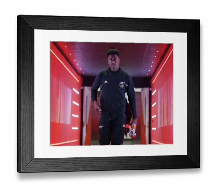 Framed Print : Arsenal's Sambi Ready for Battle Against West Ham in Premier League Showdown (December 2022)