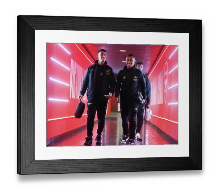 Framed Print : Arsenal FC vs West Ham United: Pre-Match Moment at Emirates Stadium (2022-23)