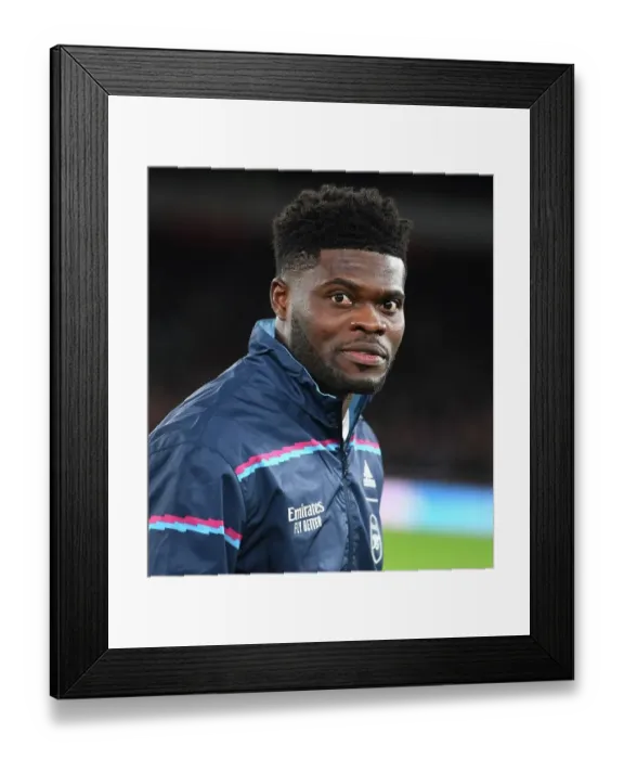 Framed Print : Thomas Partey Gears Up: Arsenal vs. West Ham United, Premier League 2022-23