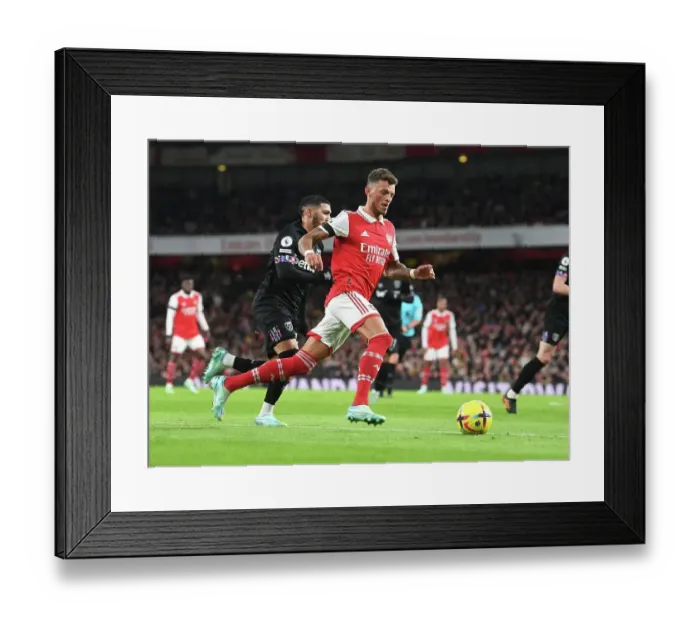 Framed Print : Arsenal's Ben White in Action: Arsenal vs. West Ham, Premier League 2022-23 at Emirates Stadium Framed Print : Arsenal's Ben White in Action: Arsenal vs. West Ham, Premier League 2022-23 at Emirates Stadium
