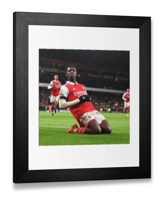 Framed Print : Nketiah Scores His Second: Arsenal's Victory over West Ham United (2022-23) Framed Print : Nketiah Scores His Second: Arsenal's Victory over West Ham United (2022-23)