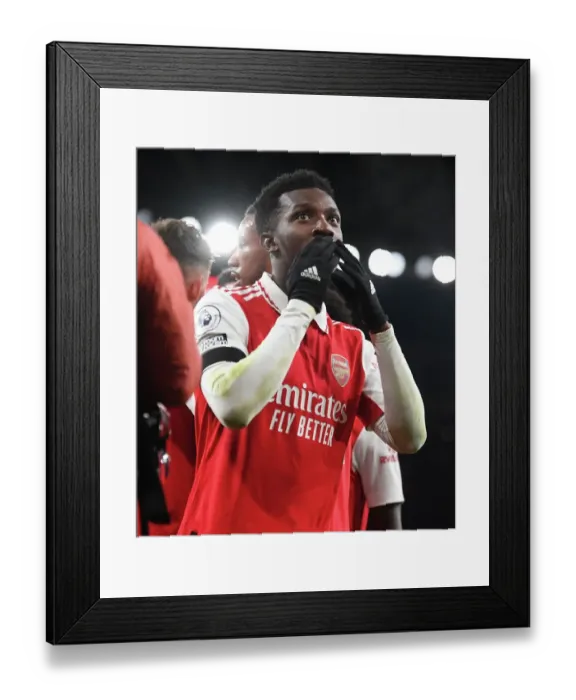 Framed Print : Arsenal's Eddie Nketiah Scores Third Goal in Arsenal v West Ham United Premier League Clash (2022-23) Framed Print : Arsenal's Eddie Nketiah Scores Third Goal in Arsenal v West Ham United Premier League Clash (2022-23)