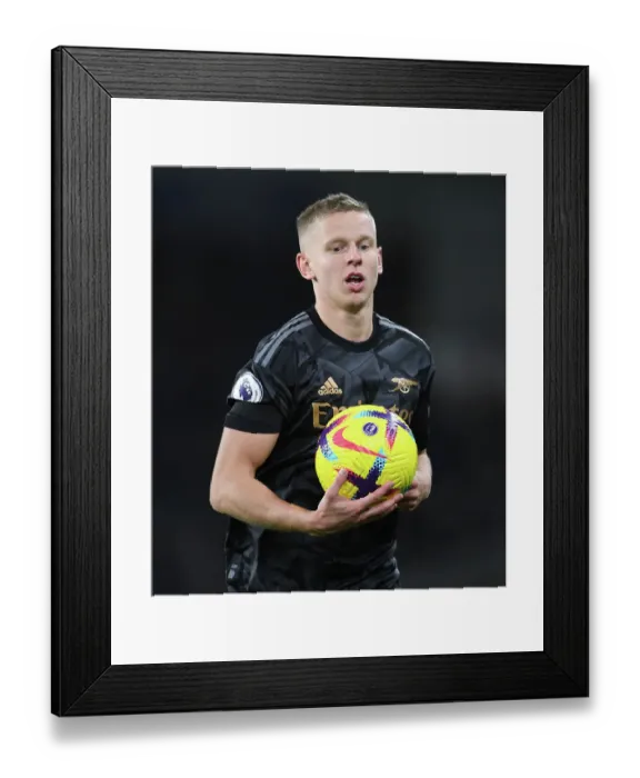 Framed Print : Zinchenko in Action: Arsenal's Win Against Brighton, Premier League 2022-23