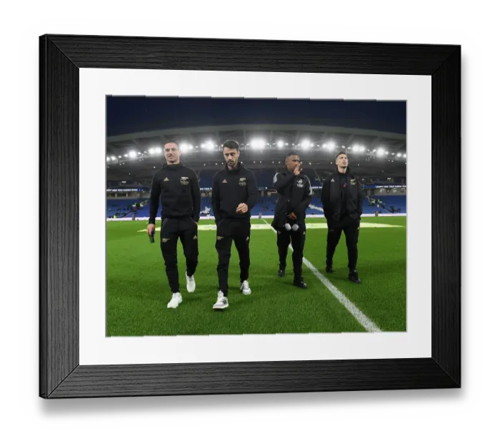 Framed Print : Arsenal Players Before Brighton & Hove Albion Premier League Clash (December 2022) Framed Print : Arsenal Players Before Brighton & Hove Albion Premier League Clash (December 2022)