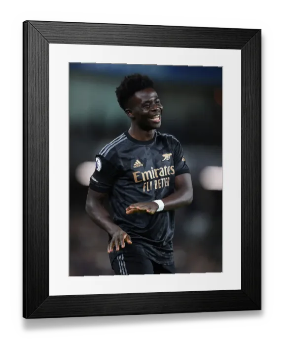 Framed Print : Bukayo Saka Scores First Goal: Arsenal's Victory Over Brighton & Hove Albion in 2022-23 Premier League Framed Print : Bukayo Saka Scores First Goal: Arsenal's Victory Over Brighton & Hove Albion in 2022-23 Premier League