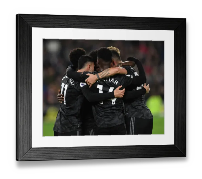 Framed Print : Gabriel Martinelli's Brace: Arsenal's Dominance Over Brighton in 2022-23 Premier League