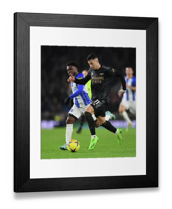 Framed Print : Gabriel Martinelli Scores Arsenal's Fourth Goal Against Brighton & Hove Albion in 2022-23 Premier League Framed Print : Gabriel Martinelli Scores Arsenal's Fourth Goal Against Brighton & Hove Albion in 2022-23 Premier League