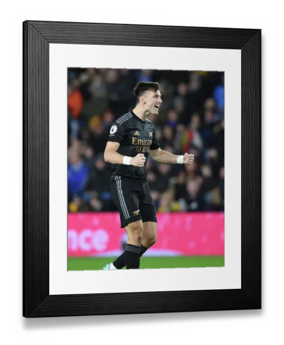 Framed Print : Martinelli's Fourth Goal: Arsenal Celebrates at Brighton's American Express Community Stadium