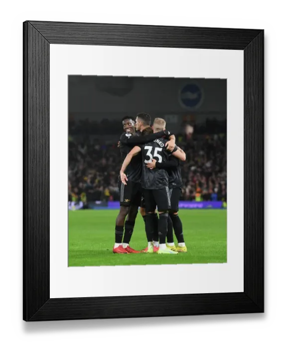 Framed Print : Martin Odegaard Scores, Celebrates with Team: Arsenal's Victory at Brighton & Hove Albion (2022-23) Framed Print : Martin Odegaard Scores, Celebrates with Team: Arsenal's Victory at Brighton & Hove Albion (2022-23)
