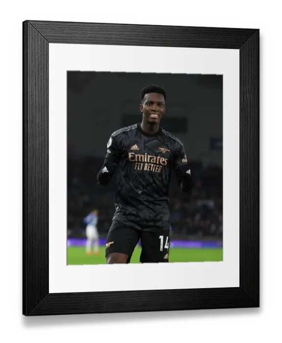 Framed Print : Eddie Nketiah Hat-Trick: Arsenal's Victory Over Brighton in 2022-23 Premier League Framed Print : Eddie Nketiah Hat-Trick: Arsenal's Victory Over Brighton in 2022-23 Premier League