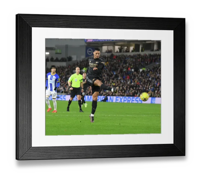 Framed Print : William Saliba's Premier League Debut: Arsenal vs. Brighton & Hove Albion (2022-23) Framed Print : William Saliba's Premier League Debut: Arsenal vs. Brighton & Hove Albion (2022-23)