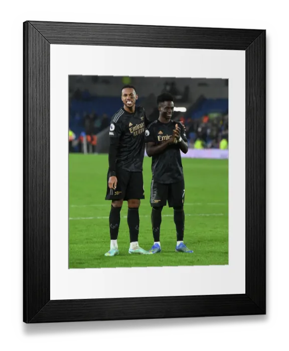 Framed Print : Arsenal Celebrate Hard-Fought Victory over Brighton & Hove Albion in 2022-23 Premier League Framed Print : Arsenal Celebrate Hard-Fought Victory over Brighton & Hove Albion in 2022-23 Premier League