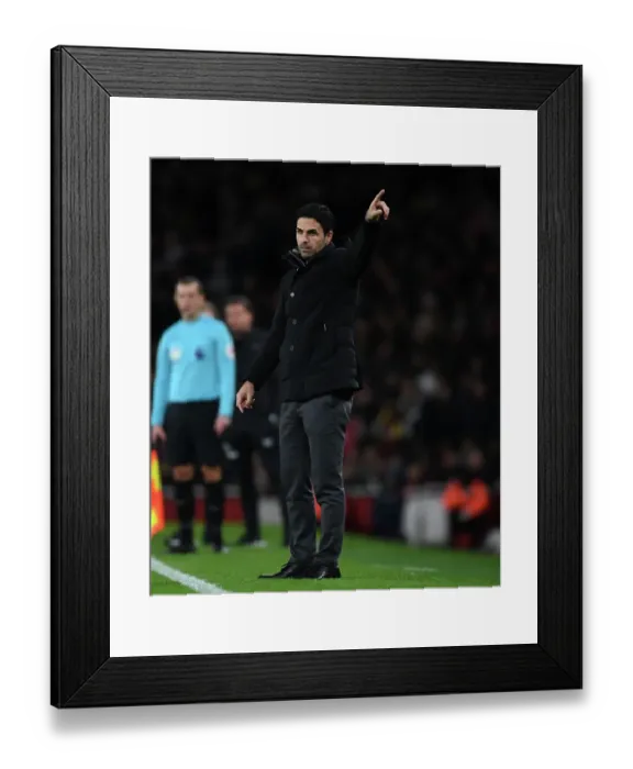 Framed Print : Mikel Arteta Leads Arsenal in Premier League Clash against Newcastle United (2022-23) Framed Print : Mikel Arteta Leads Arsenal in Premier League Clash against Newcastle United (2022-23)