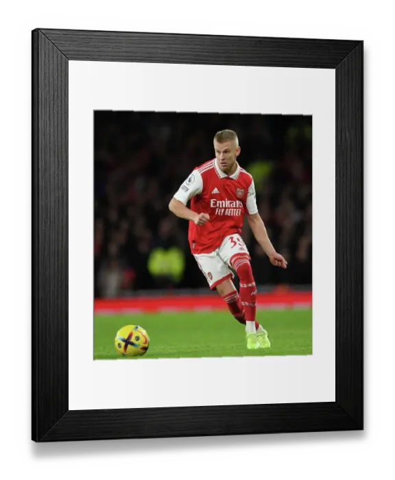 Framed Print : Zinchenko's Standout Display: Arsenal Secures Victory Against Newcastle United in Premier League Clash