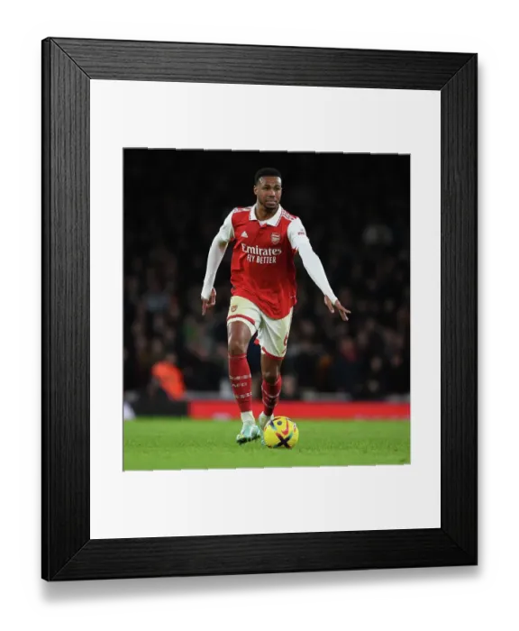 Framed Print : Gabriel Faces Newcastle: Arsenal vs. Newcastle United Clash in Premier League (January 2023)